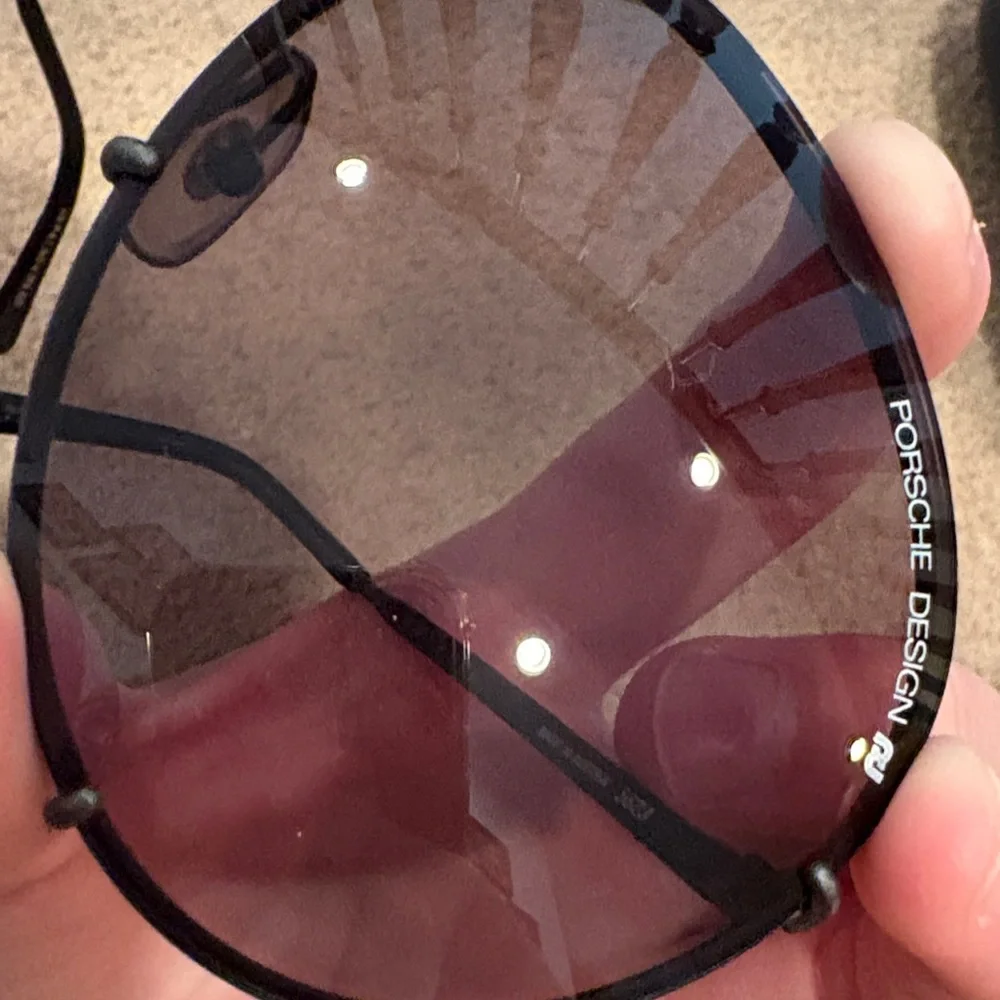 Porsche Design by Carrera Black Aviator Sunglasses Vintage